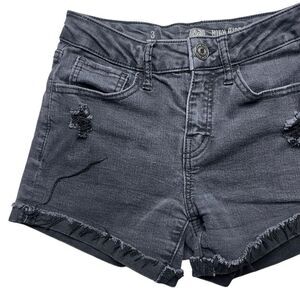 SO High Rise Cuffed Shortie Black Size 3